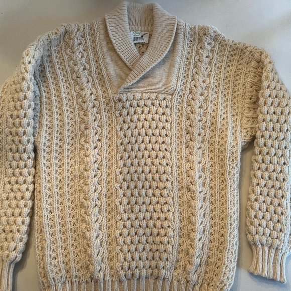 Irish Sweater 100% wool - Picture 1 of 5
